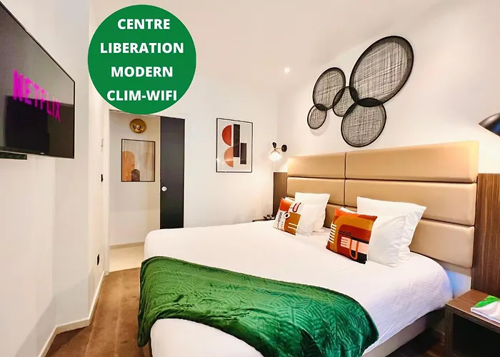 Apartment Malaussena - Reception 24&7 - Center Liberation